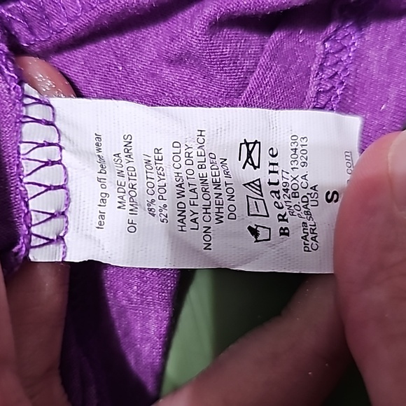 Prana | Chelsea Purple Long Sleeve Top with Mandala Print - Picture 5 of 5